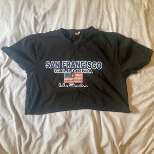 Cropped San Francisco T-Shirt